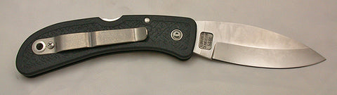 Boye Basketweave Lockback Folding Pocket Knife with 'Falcon' Etching.