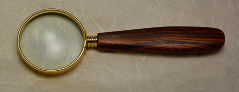 2.5 inch Desktop Magnifying Glass with Inlaid Handle - 5