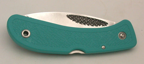 Boye Basketweave Lockback Folding Pocket Knife with 'Basketweave' Etching.