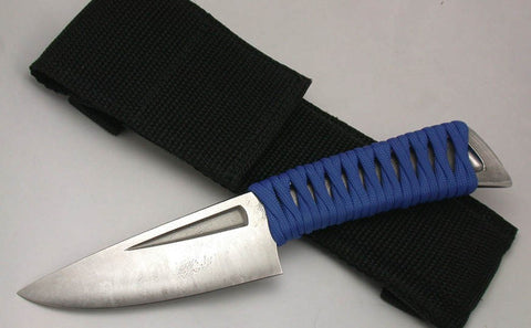 Boye Basic 3 with Convex Grind, Plain Etched Blade & Cord Wrapped Handle.