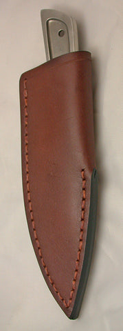 Boye Basic 3 with 'Dragon' Etching and Leather Sheath.
