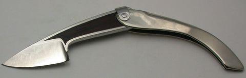 Boye Large Tweezerlock Folding Pocket Knife with Plain Etched Blade & Inlay - 2.