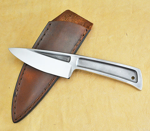 Boye Basic 3 Cobalt with Leather Pouch Sheath.