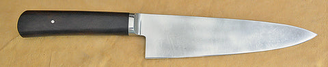 David Boye-made 8 inch Chef's Knife with 'Koi' Etching.