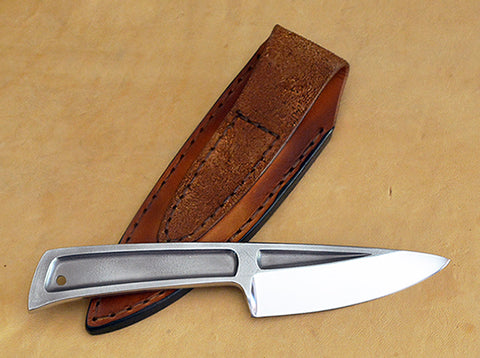 Boye Basic 3 Cobalt with Leather Pouch Sheath.