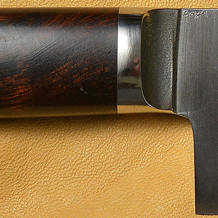 David Boye-made 10 inch Chef's Knife with 'Three Stalk Bamboo' Etching.