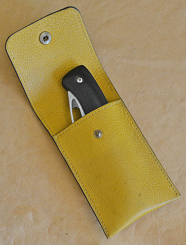 Boye Custom Open Hole Lockback Folding Knife with 'All Over Cannabis Leaf Pattern' Etchings.