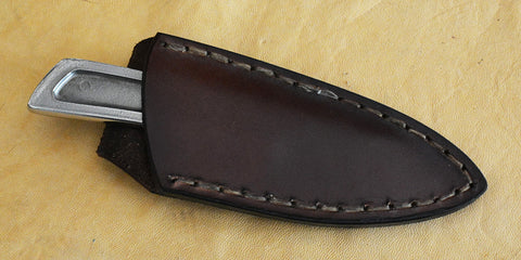 Boye Basic 2 Cobalt with Brown Leather Pouch Sheath.