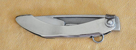 Boye Mini-Tweezerlock Folding Pocket Knife with Dendritic Cobalt Blade.