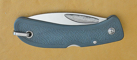 Boye Cobalt Prophet Lockback Folding Pocket Knife with Blue Handle.