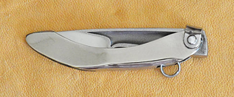 Boye Mini-Tweezerlock Folding Pocket Knife with Dendritic Cobalt Blade.