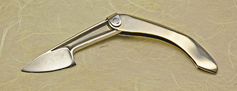 Boye Mini-Tweezerlock Folding Pocket Knife with Plain Etched Blade - 1.