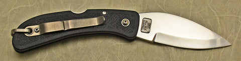 Boye Cobalt Eagle Wing Lockback Folding Pocket Knife with Black Handle & Marlin Spike.