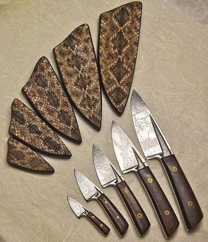Barn Owl Project Knives and Sheaths