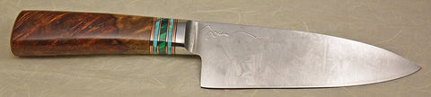 6 inch Chef's Knife with '3 Hummingbirds' Etching.