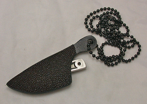 Photon Black Double-sided Stingray Neck Sheath.