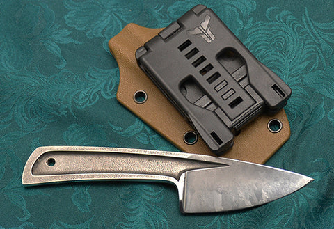 Boye Basic 2 Cobalt and Coyote Brown Kydex Sheath with TekLok.