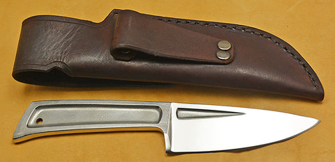Boye Basic 3 Cobalt with Brass Button Flap Sheath.