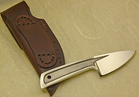 Boye Basic 1 Cobalt with Leather Sheath.