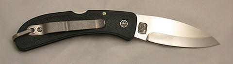 Boye Cobalt Basketweave Lockback Folding Pocket Knife.
