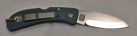 Boye Cobalt Celtic Horse Lockback Folding Pocket Knife with Blue Handle & Marlin Spike