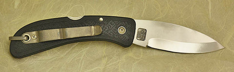 Boye Cobalt Sunburst Lockback Folding Pocket Knife with Black Handle & Marlin Spike