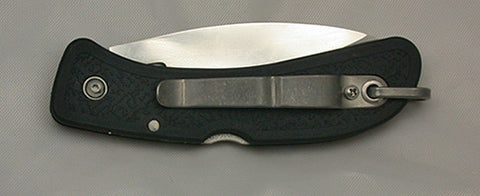 Boye Cobalt Basketweave Lockback Folding Pocket Knife.