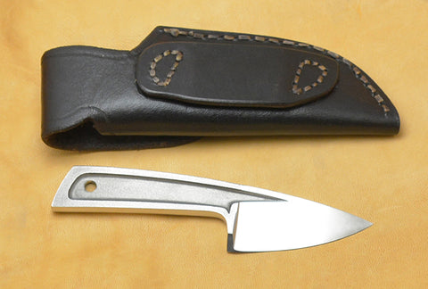 Boye Basic 1 Cobalt with Sea Turtles Laser Engraving & Leather Flap Sheath.