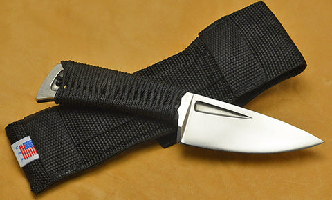 Boye Basic 3 Cobalt with Cord Wrapped Handle and Moran Grind by David Boye.