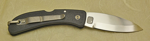 Boye Cobalt Basketweave Lockback Folding Pocket Knife - 2.
