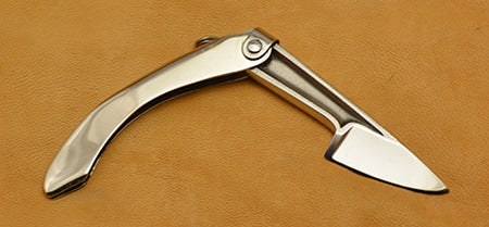 Boye Mini-Tweezerlock Folding Pocket Knife with Dendritic Cobalt Blade.