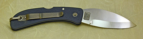 Boye Cobalt Blue Whale Lockback Folding Pocket Knife with Blue Handle -3.