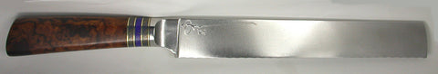 8 inch Bread Knife with 'Hamotsi Prayer' & 'Wheat Sheaves' Etching.