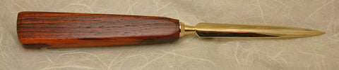 3.5 inch Desktop Letter Opener with Inlaid Handle - 2.