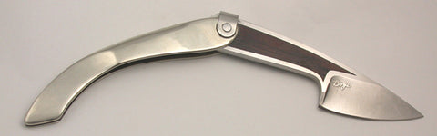 Boye Large Tweezerlock Folding Pocket Knife with 'Koi' Etching & Inlay.