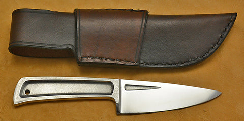 Boye Basic 3 Cobalt Light with Horizontal Carry Leather Sheath
