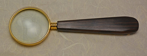 2.5 inch Desktop Magnifying Glass with Inlaid Handle - 6.