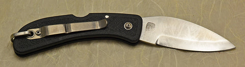 Boye Mountain Lockback Folding Pocket Knife with Plain Etched Blade.