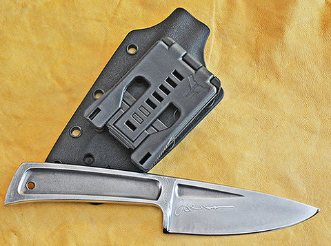 Boye Basic 3 with Plain Etched Blade and Kydex Sheath.