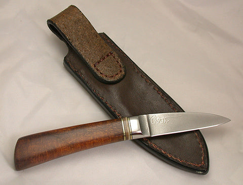 2.5 inch Boye/Loveless Persona with Plain Etched Blade and Ironwood Handle.