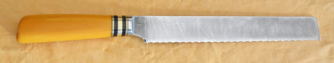8 inch Bread Knife with 'Sunflowers' Etching.