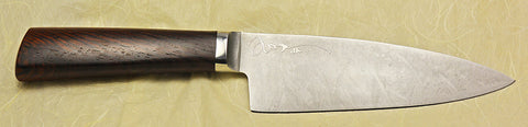 6 inch Chef's Knife with 'Swans' Etching.