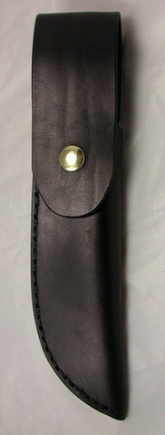 Basic 3 Black Leather Snap Belt Sheath.