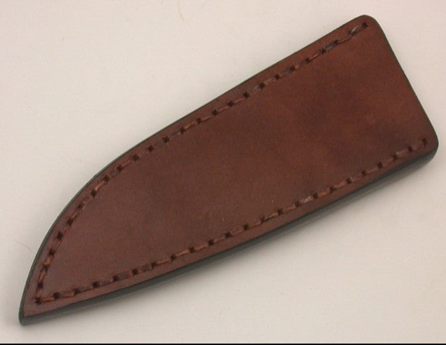 Basic 2 Leather Pouch Sheath with Metal Belt Clip.