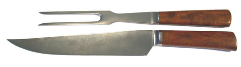 10 inch Carving Set with Plain Etched Blades.