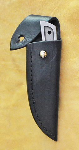 Boye Basic 1 Cobalt with Leather Sheath and Brass Button.