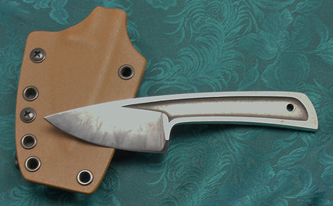 Boye Basic 2 Cobalt and Coyote Brown Kydex Sheath with TekLok.