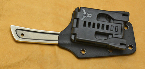 Boye Basic 3 Cobalt with Cord-Wrapped Handle, Kydex Sheath & Tek Lok.