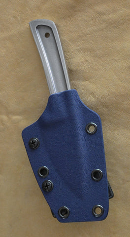 Boye Basic 2 Cobalt, New Style, and Blue Kydex Sheath with TekLok.