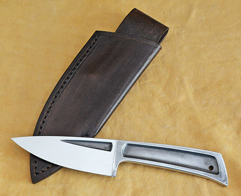 Boye Basic 3 Cobalt with Leather Pouch Sheath.